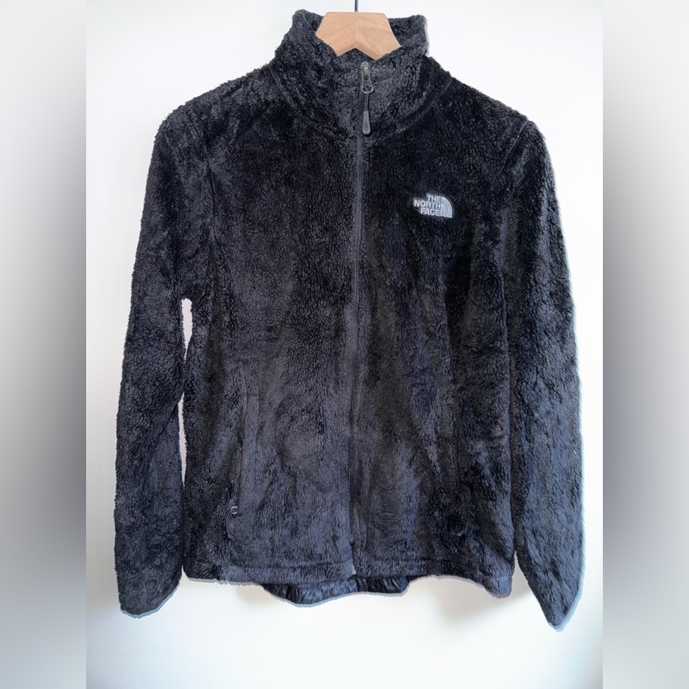 The North Face Osito Full Zip Jacket Women’s Size Small Black Fleece Polyester